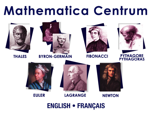 Mathematica - Thales, Byron-Germain, Fibonacci, Pythagoras, Euler, Lagrange, Newton